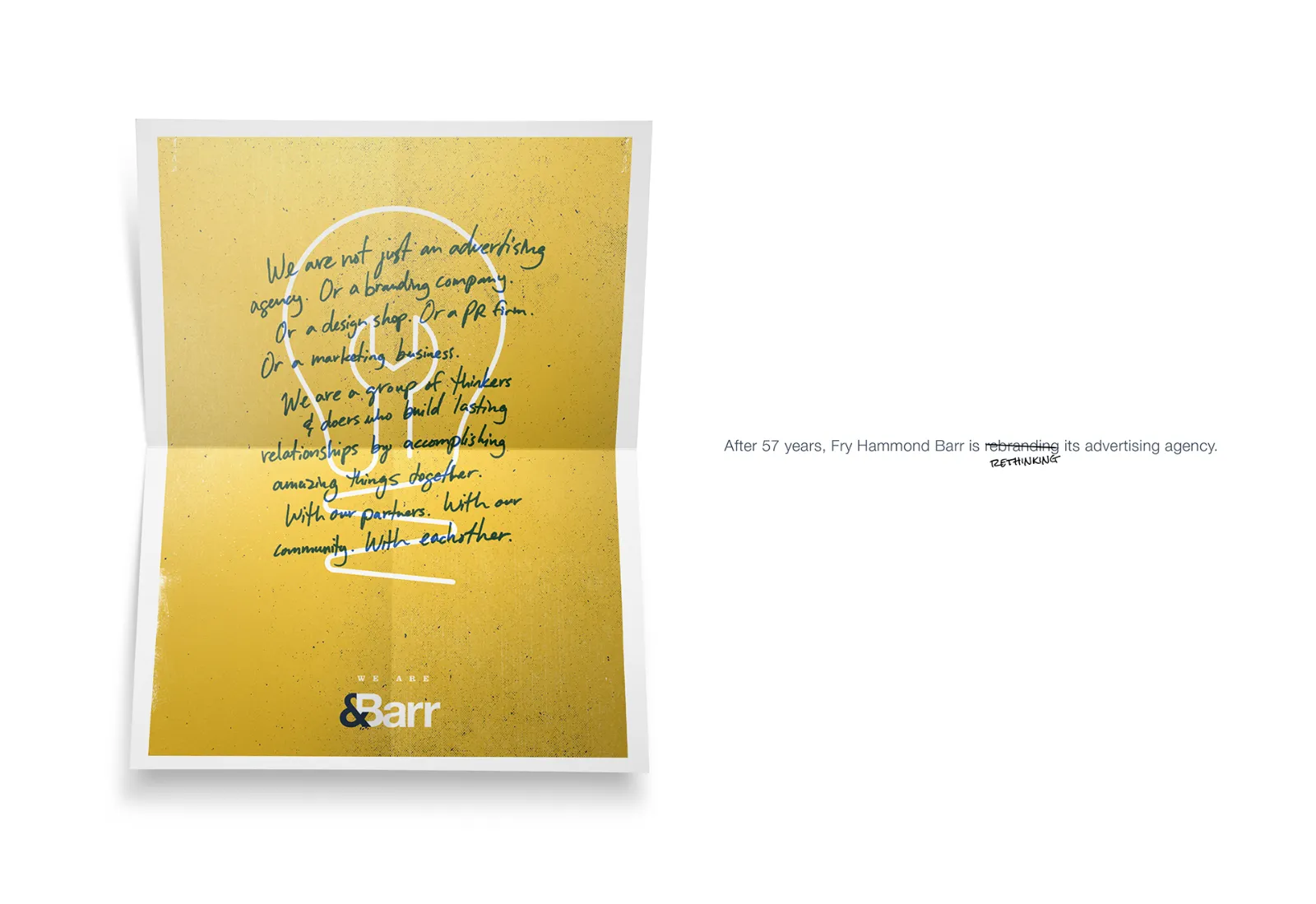 &Barr: Brand identity and culture book
