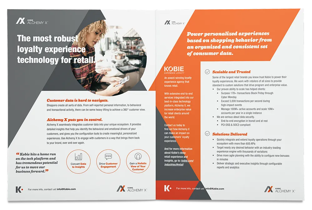 Kobie: Sales and marketing collateral