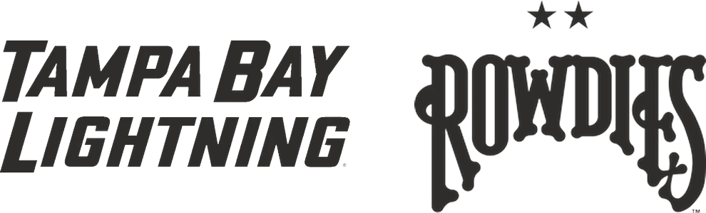 Tampa Bay Lightning and Tampa Bay Rowdies logos